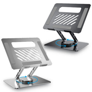 鋁合金360度可旋轉折疊筆電支架-DM-031-S/DG