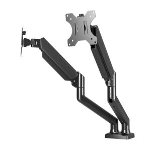 鋁合金桌上型17~32吋快拆式氣壓式雙螢幕支架-DM-001-D