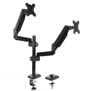 旗艦版鋁合金桌上型17~32吋氣壓式雙螢幕支架-DM-027-D
