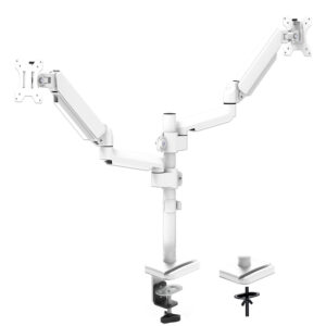 旗艦版鋁合金桌上型17~32吋氣壓式雙螢幕支架-DM-028-D