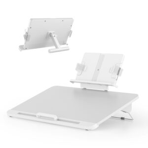 多功能雙層木質質感可折疊閱讀架-DM-036